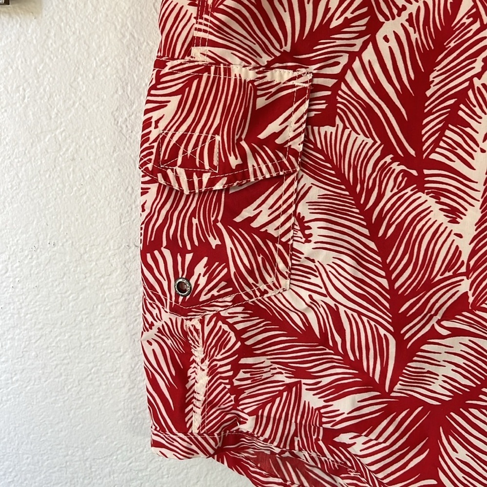 Polo by Ralph Lauren Red and White Swim Board Shorts - Picture 4 of 8